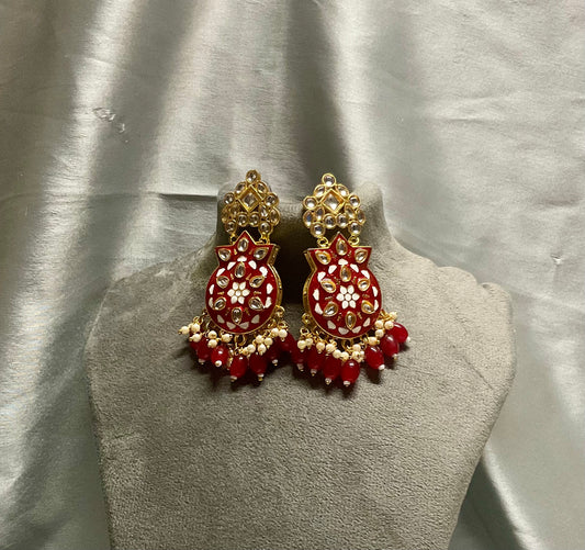 Red Ekisha earrings