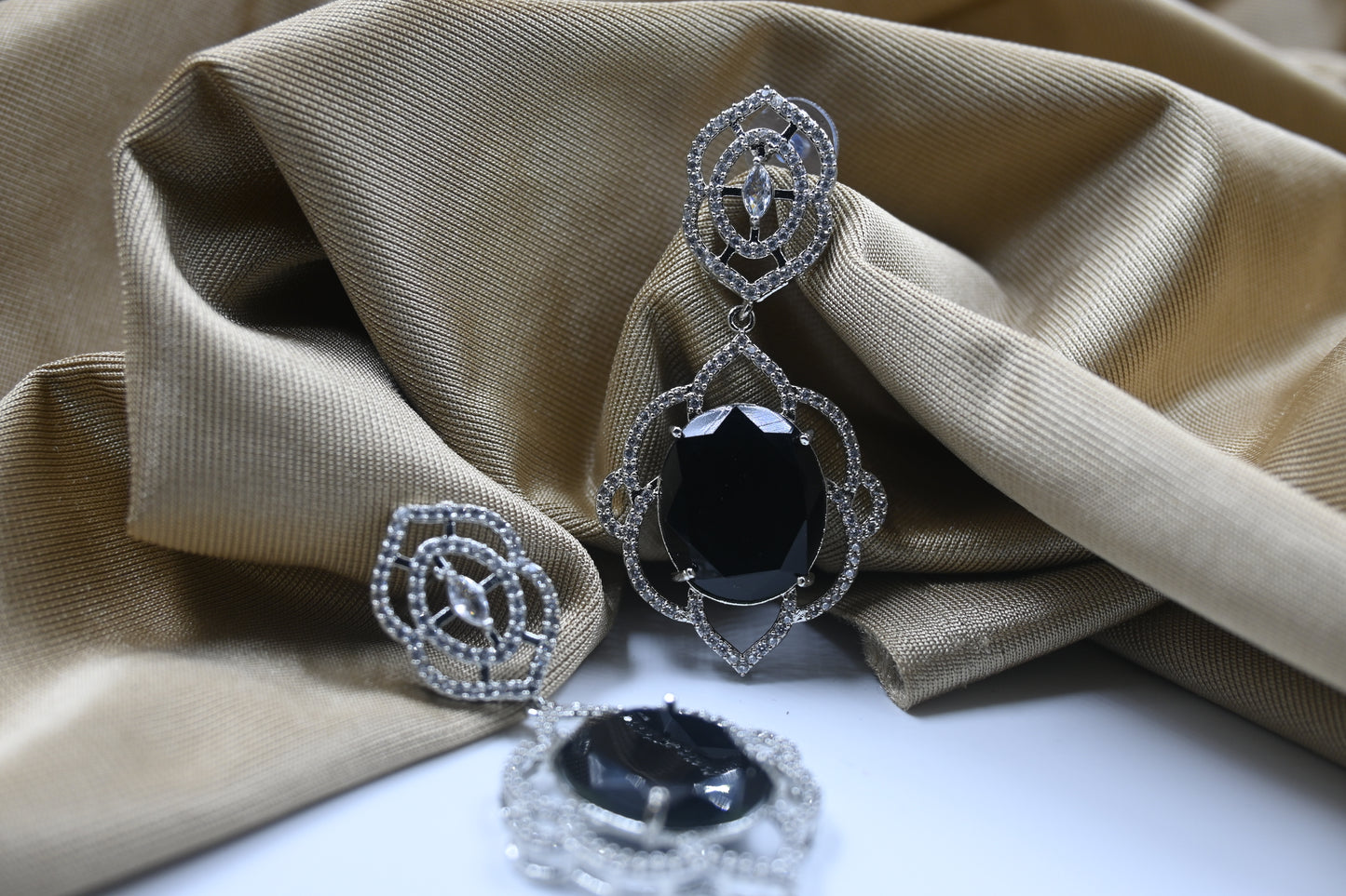 Black Jasmine Earring