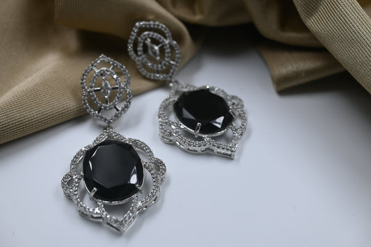 Black Jasmine Earring