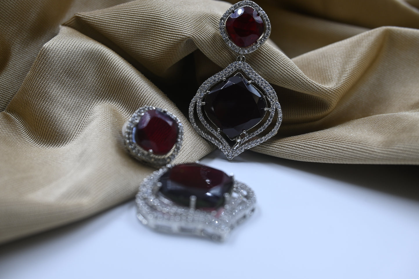 Dark Wine Xenia Earring