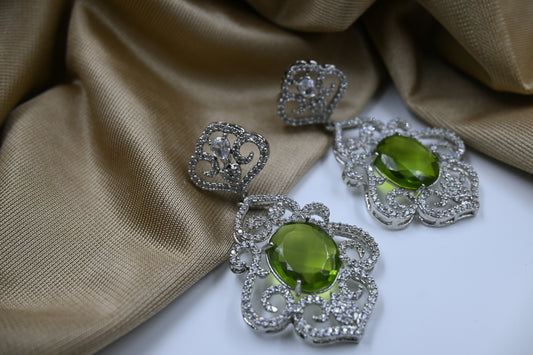 Lime Green Tiya Earring