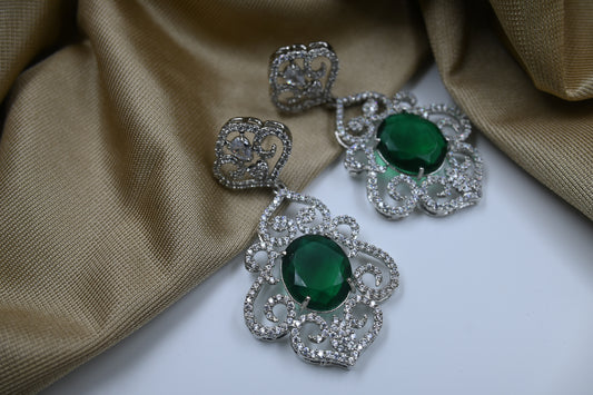 Green Tiya Earring