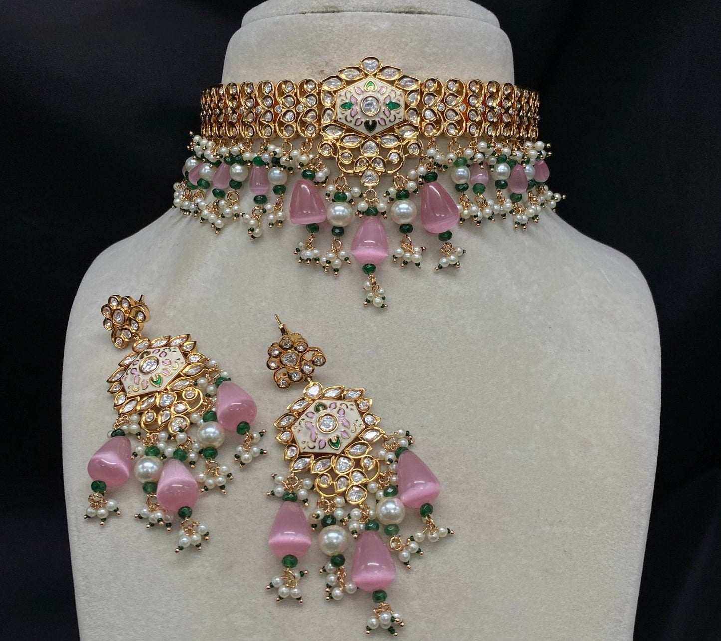 Pink Anisha Choker