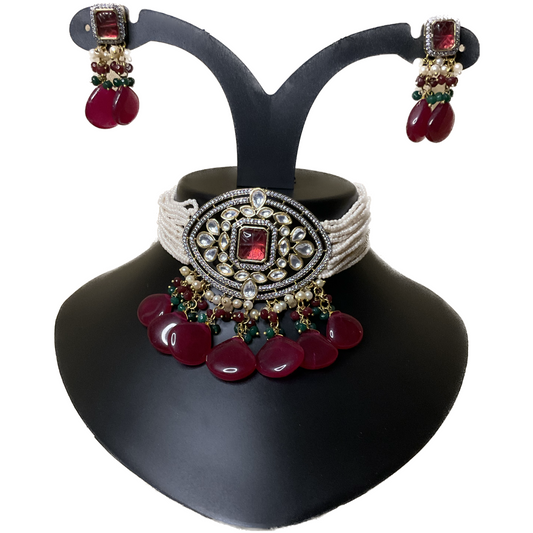 Ruby Netra Polkhi Choker