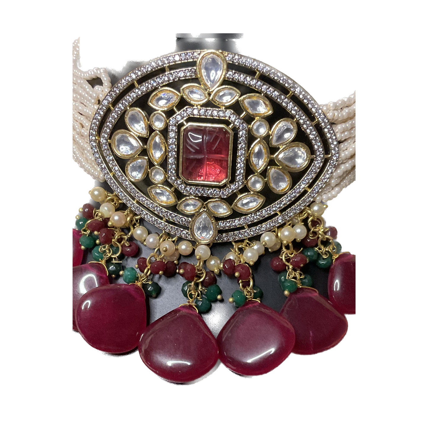 Ruby Netra Polkhi Choker