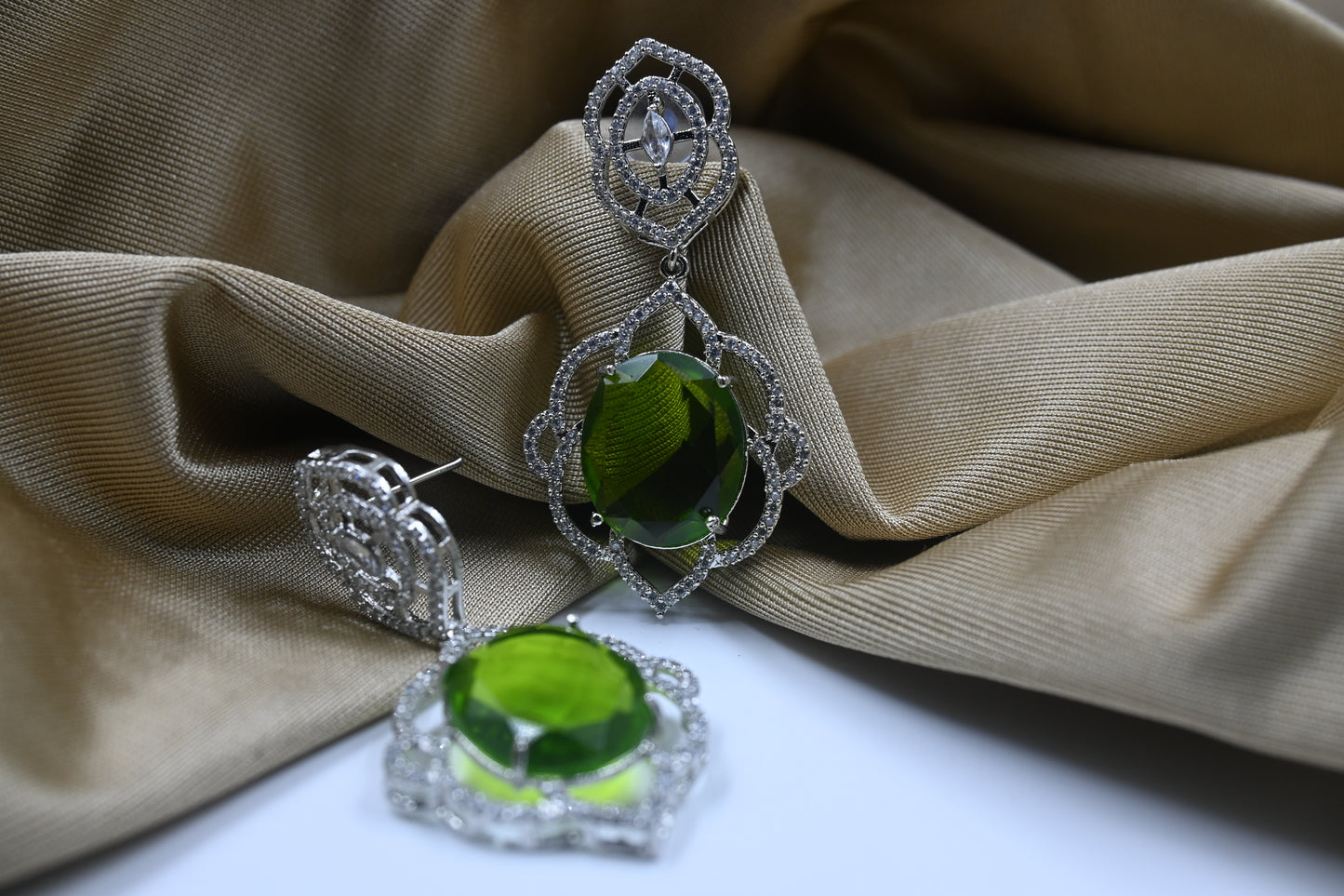 Lime Green Jasmine Earring