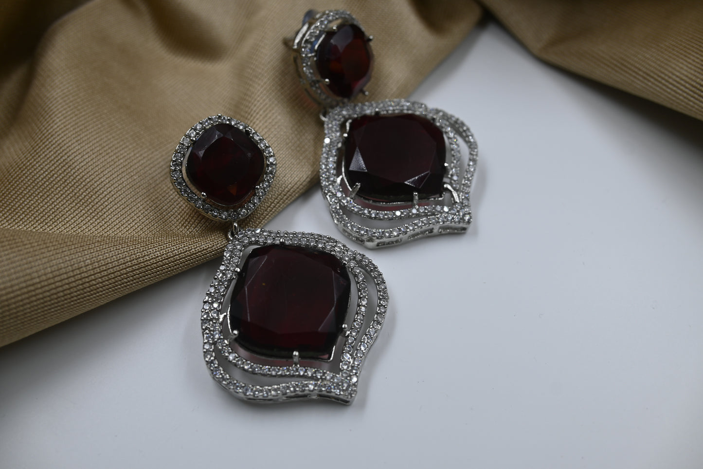 Dark Wine Xenia Earring