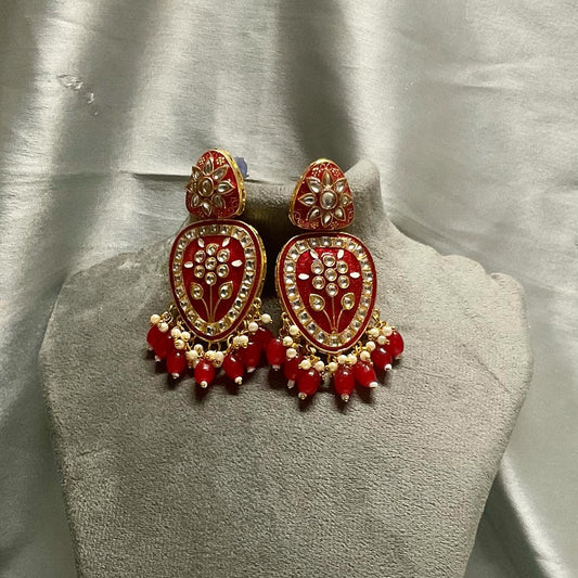 Red Dalisha earrings