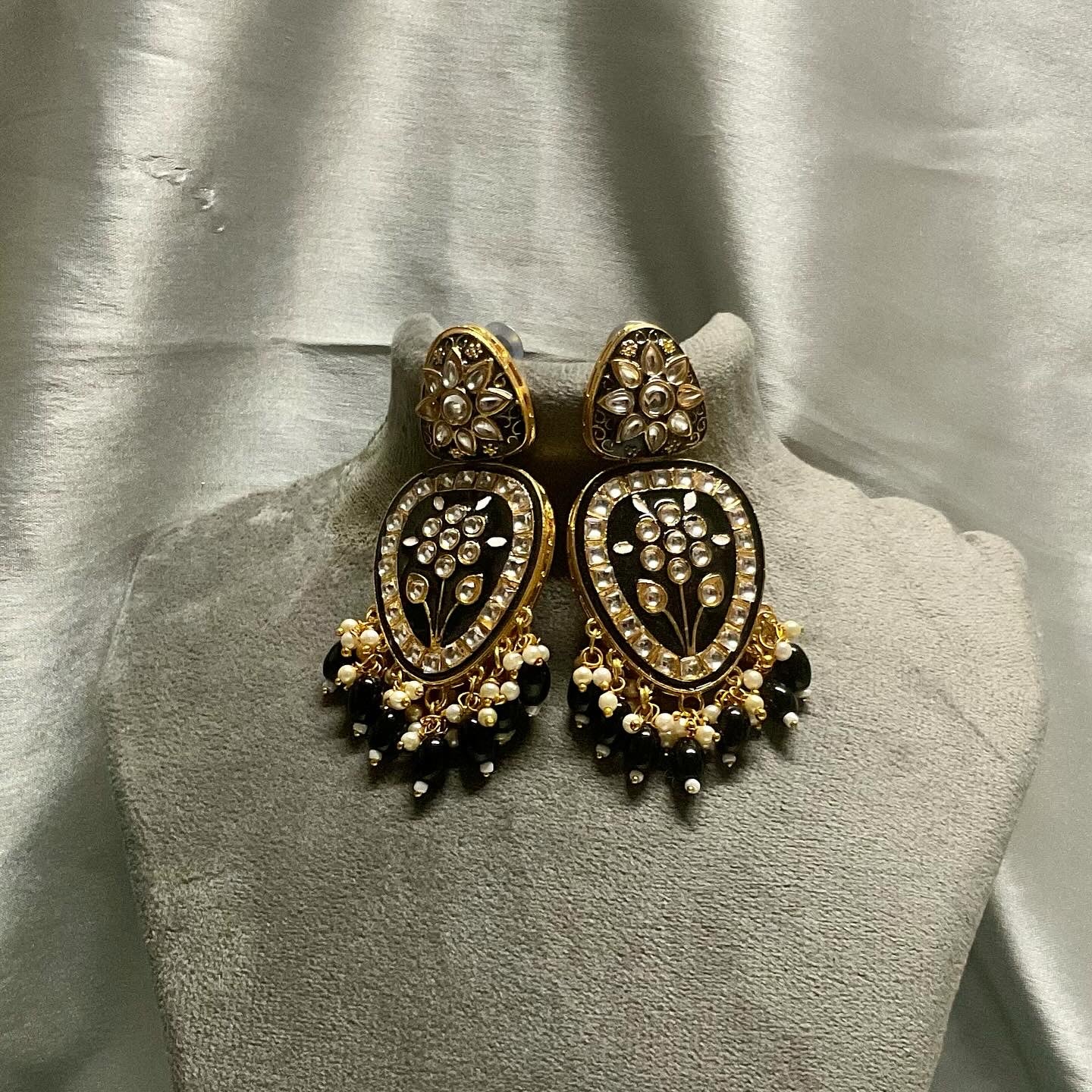 Navy Dalisha earrings