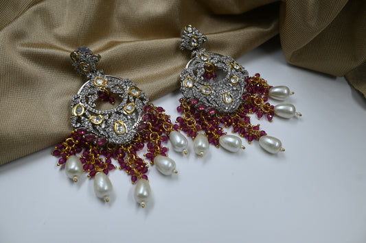 Magenta Eva Earring