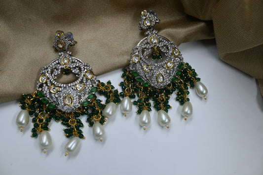 Green Eva Earrings