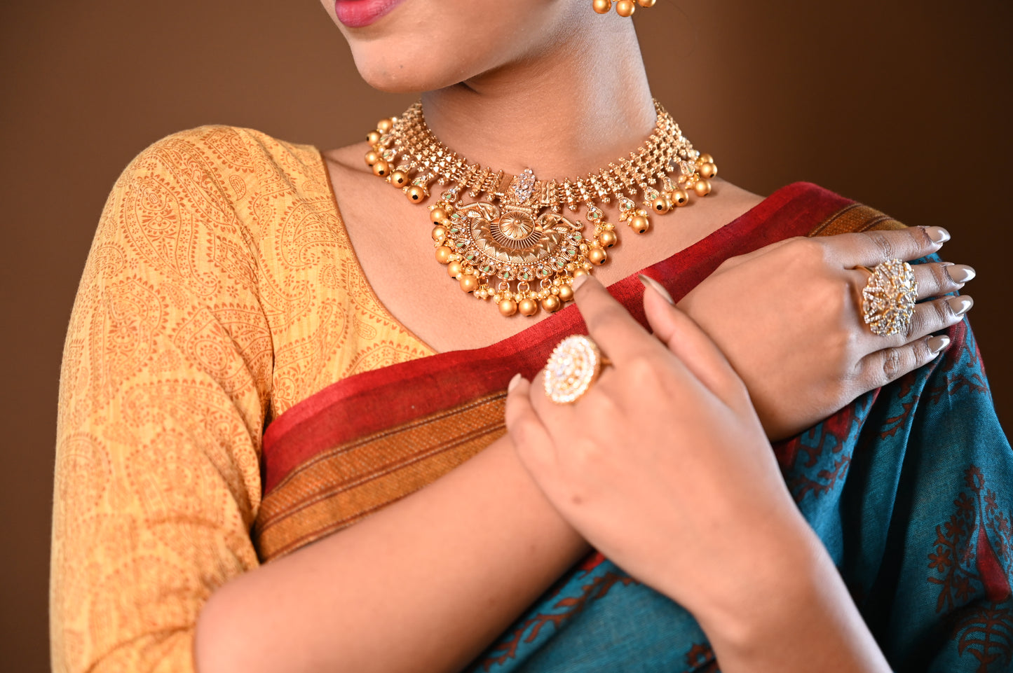 Gold Revati Necklace Set