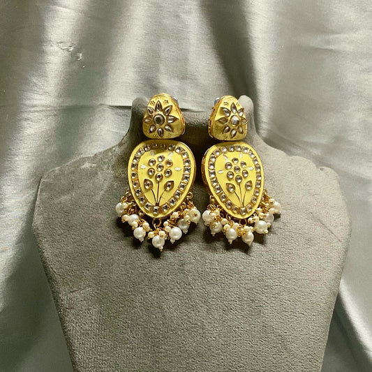 Lemon Yellow Dalisha earrings