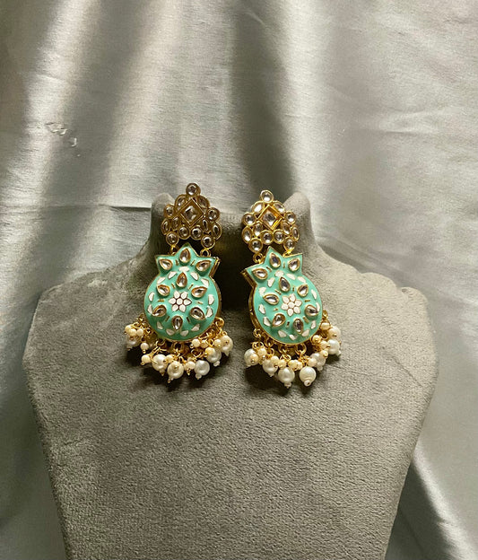 Aqua Ekisha earrings