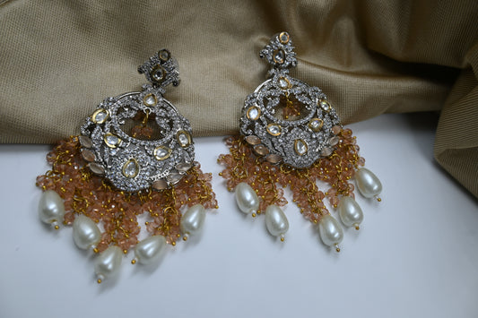 Peach Eva Earring