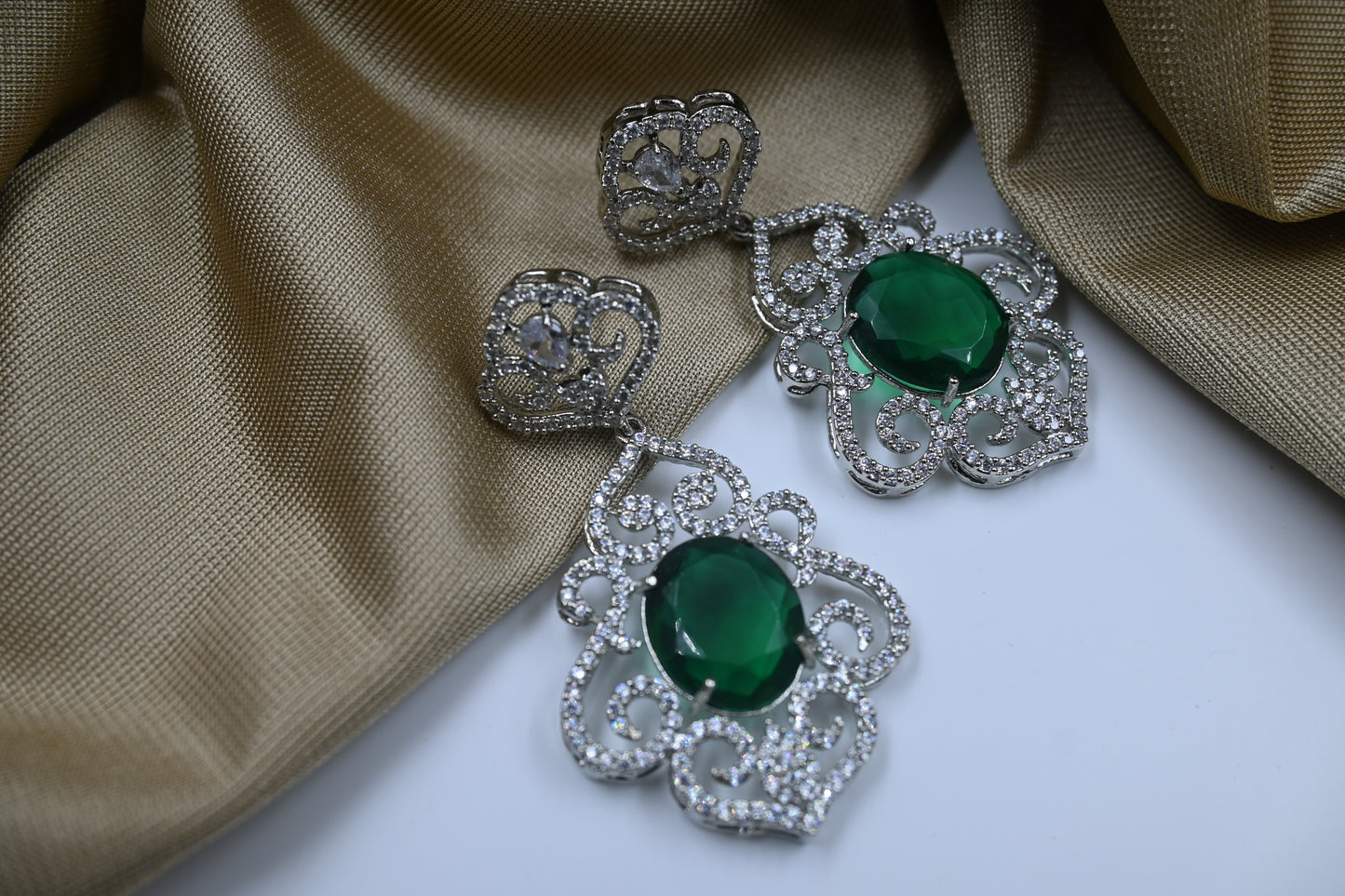 Green Tiya Earring