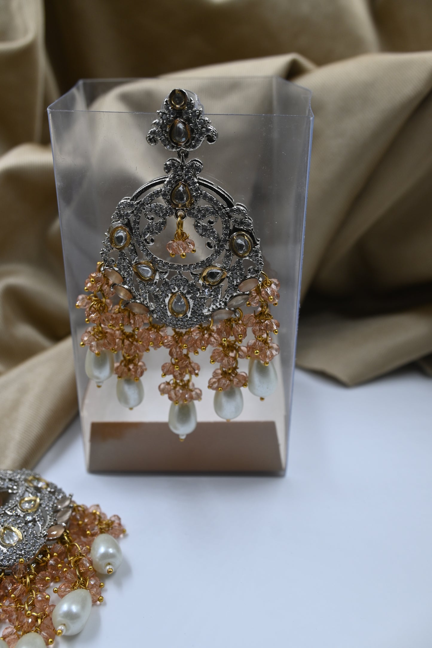 Peach Eva Earring