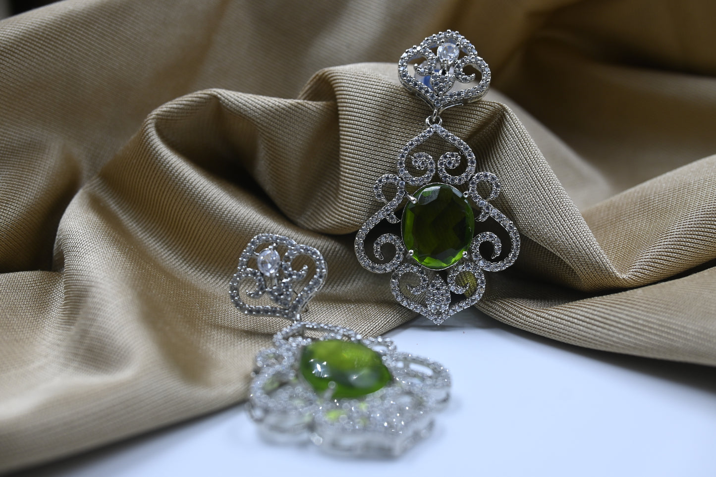 Lime Green Tiya Earring