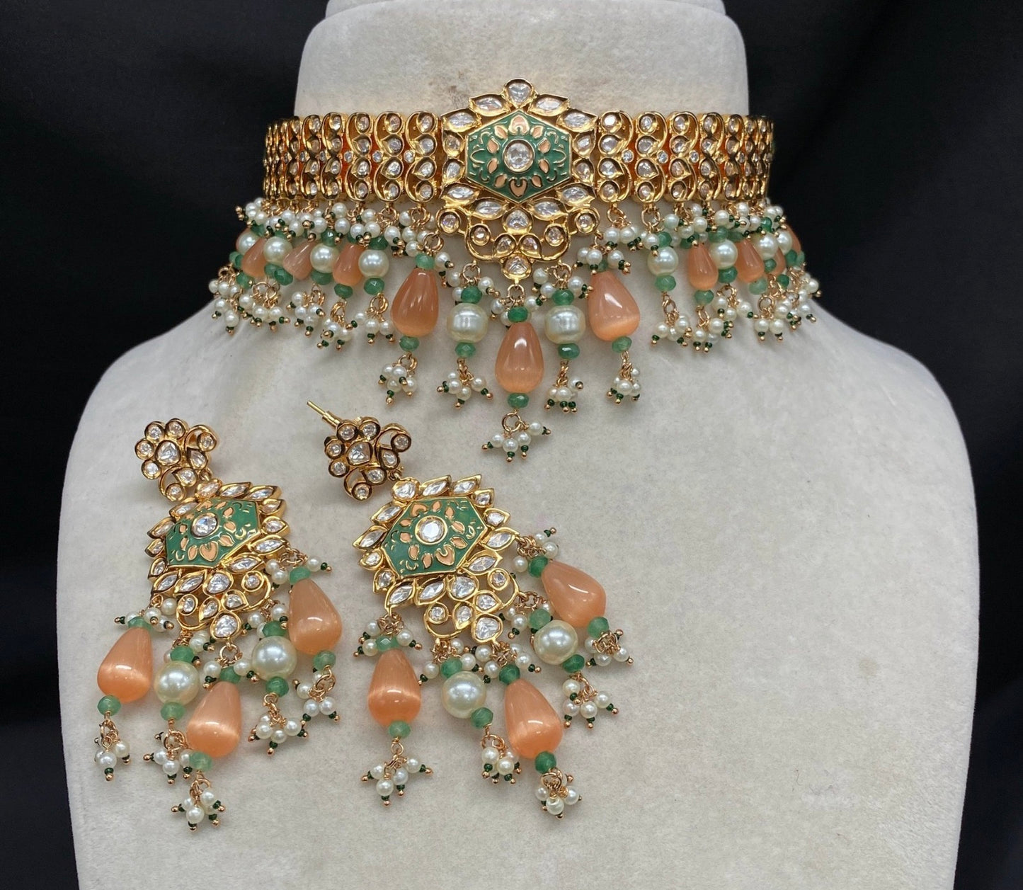 Peach Anisha Choker