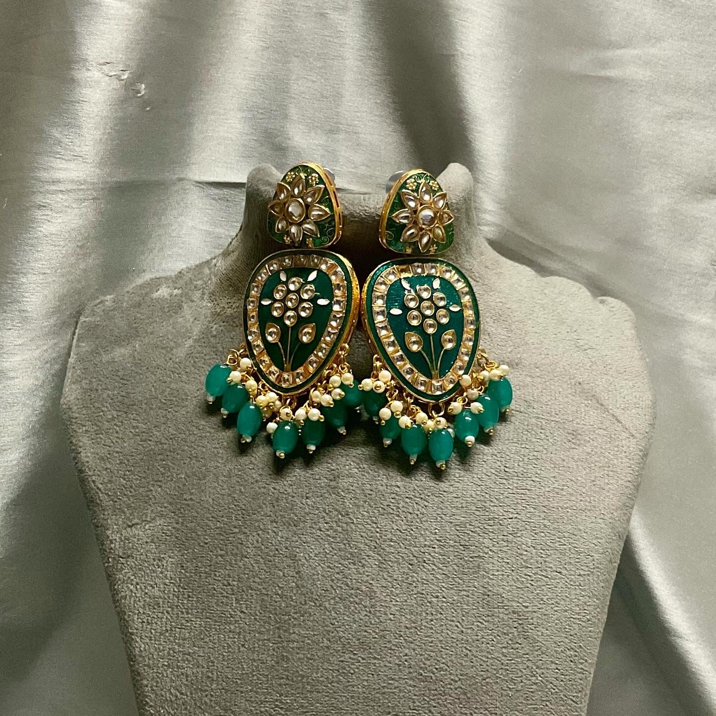 Green Dalisha earrings