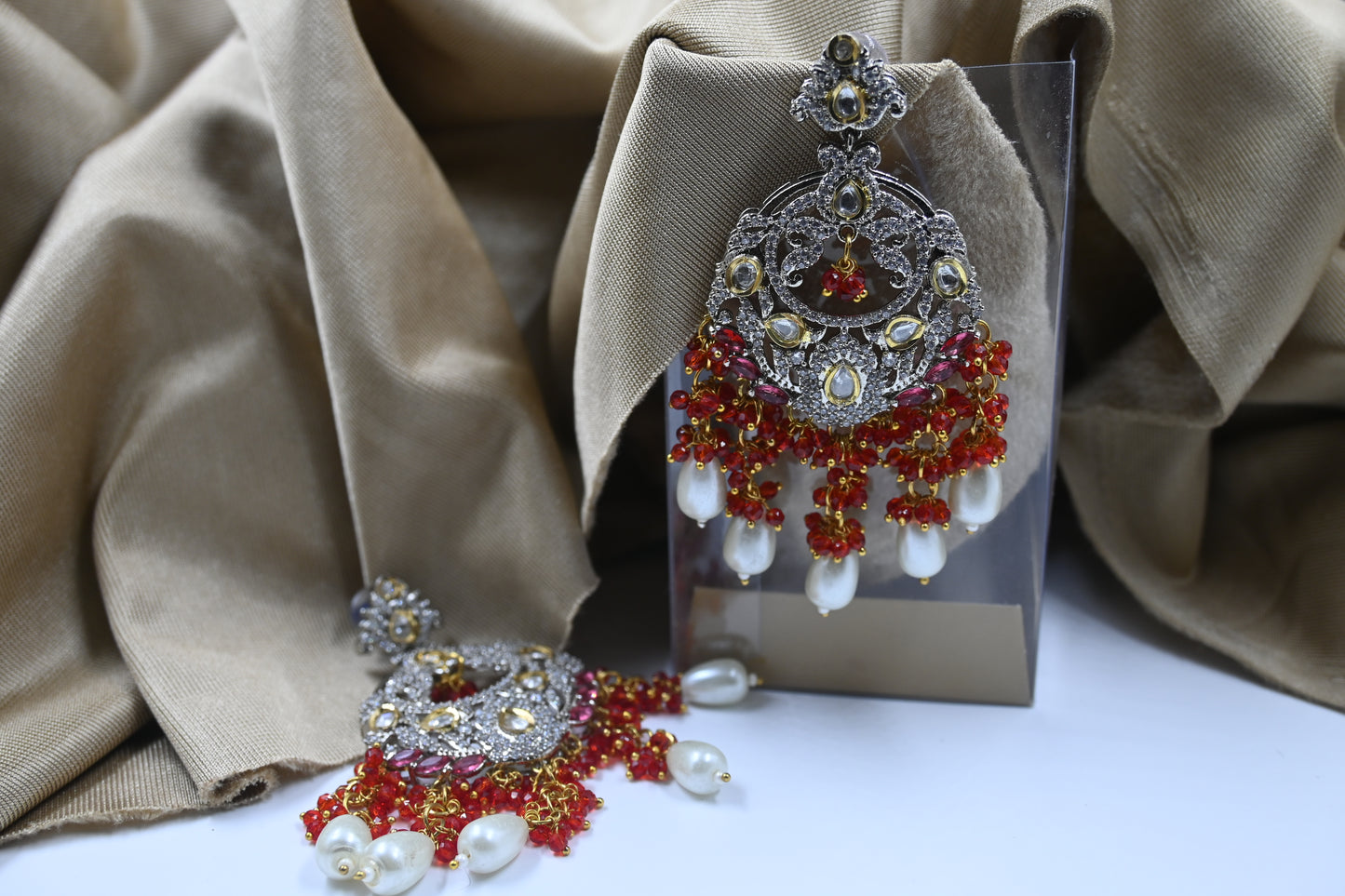 Red Eva Earring