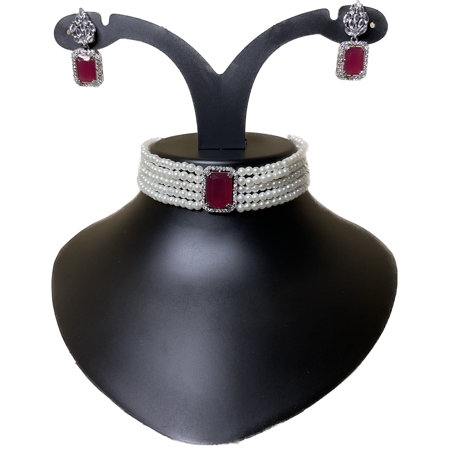 Ruby Classic Pearl Choker